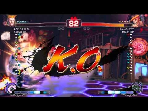 ACE・EIRIN [Guile] vs hydeBUFFY [Adon] SSF4 Japanese Online Ranked Matches - TRUE-HD
