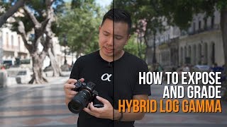 How I Expose &amp; Color Grade Sony Hybrid Log Gamma (HLG) - My FAVORITE a7III a7RIII Picture Profile!
