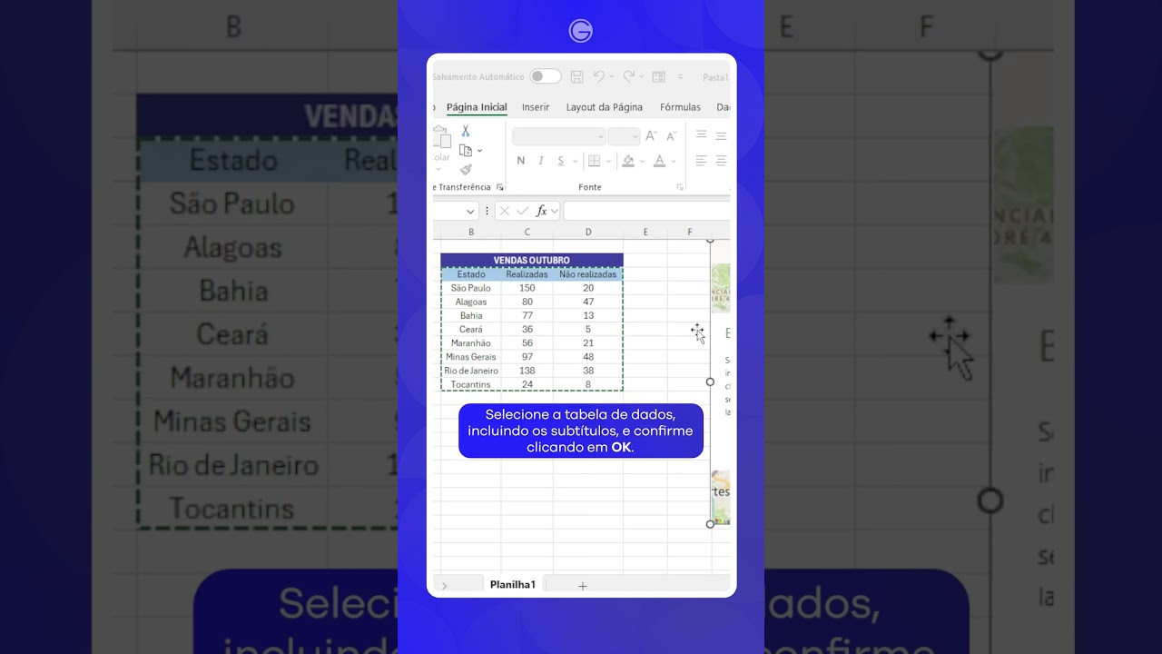 Crie mapas inteligentes no Excel