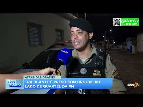 INACREDITÁVEL: Traficante é preso vendendo ao lado de quartel da PM