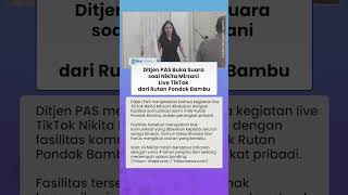 Ditjen PAS Buka Suara soal Nikita Mirzani Live TikTok dari Rutan Pondok Bambu