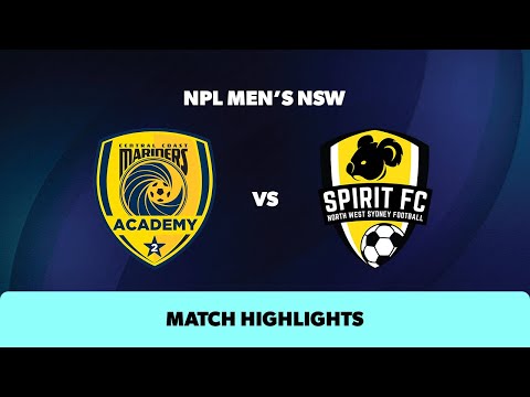 NPL Men's NSW Round 22 Highlights – Central Coast Mariners v NWS Spirit FC