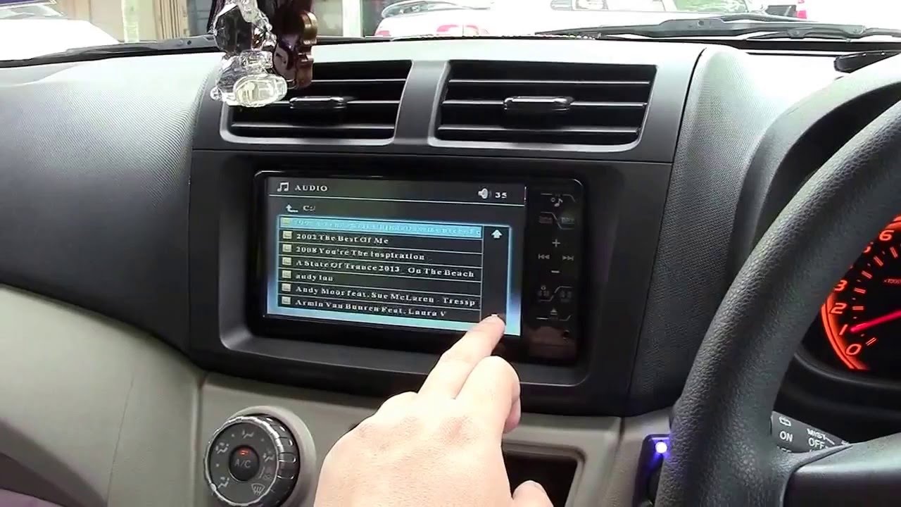 Perodua Myvi (Lagi Best) - Retro fitted Toyota Estima JDM Headunit