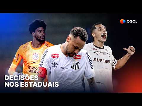 Neymar cai com o Santos no Paulista, Flu e Fla saem em vantagem no Carioca