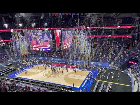 Alabama beats LSU for SEC Championship | Final moments & celebration