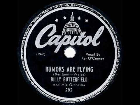 1946 HITS ARCHIVE: Rumors Are Flying - Billy Butterfield (Pat O’Connor, vocal)