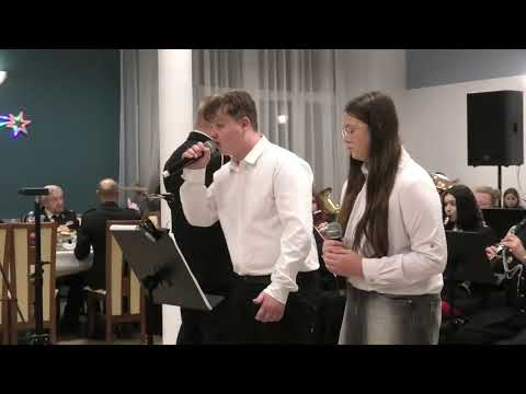Anna i Wojciech Brzezińscy w pastorałce Mario, czy już wiesz  Orkiestra Dęta OSP Biała Rawska