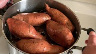 Steamed Sweet Potatoes / kamote