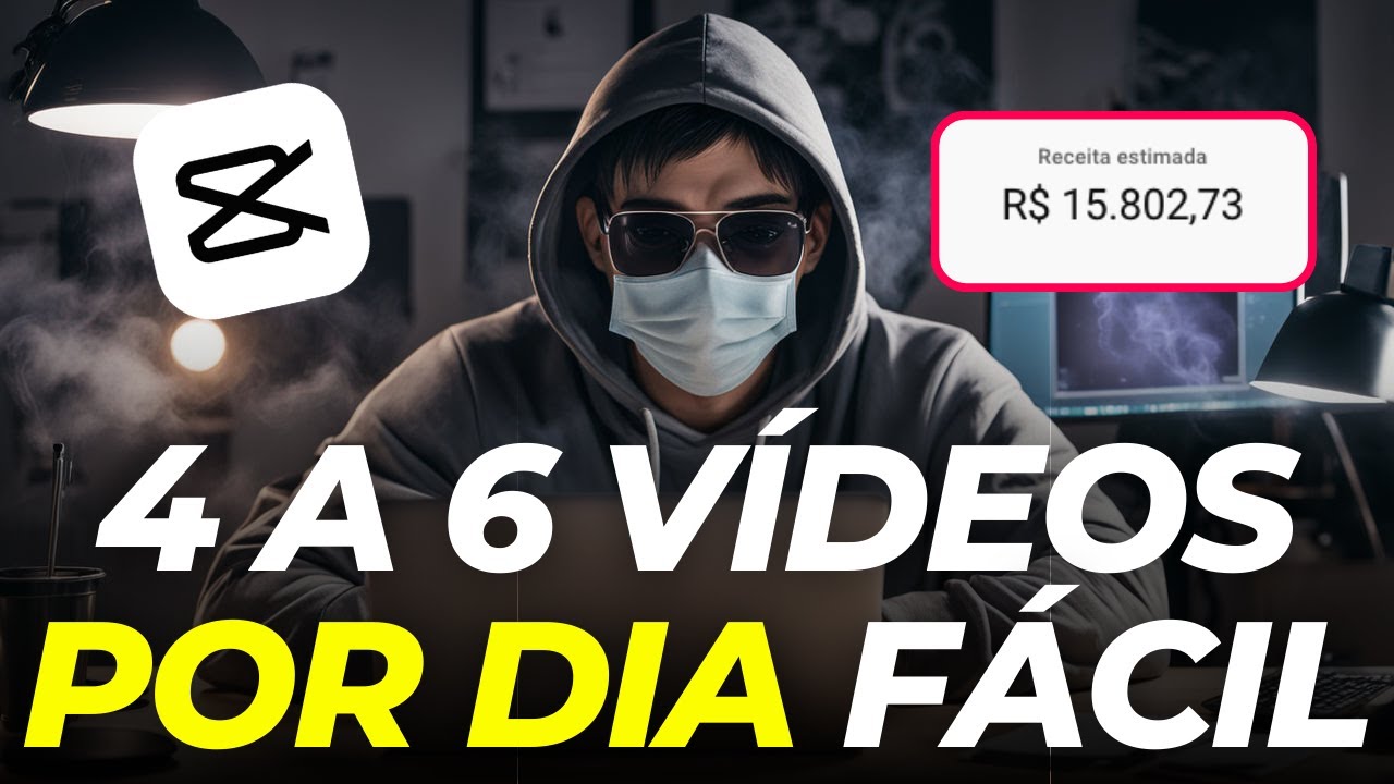 Como Criar Vídeos RÁPIDO Para Monetizar Canal Dark no YouTube (Método Fácil!)