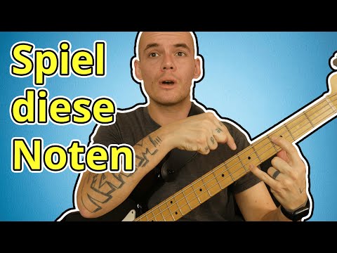 Diese Noten gehen immer - Slapsound auf dem Bass - Finger zu kurz? E-Bass Q&A #2