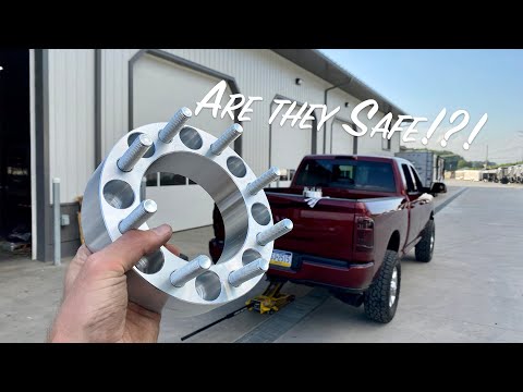 Far From Stock Wheel Spacers on the Cummins... Bubba Status!