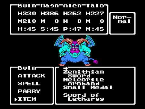 Dragon Warrior IV NES Infurnus Shadow