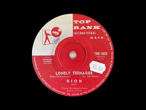 1960: Dion - Lonely Teenager - mono 45