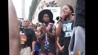 Rally against police brutality in downtown Chicago