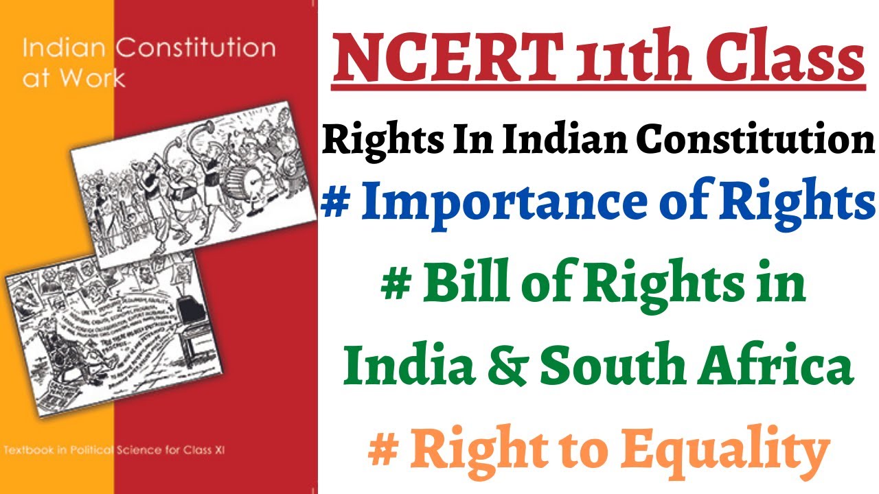 (P1C2 11th Polity) Importance of Rights, Bill of Rights, Right to Equality, Rights in South Africa..