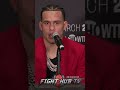DAVID BENAVIDEZ TELLS CALEB PLANT SORRY AFTER FIGHT