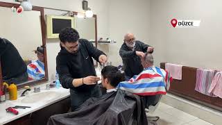 Düzce’de Kuaförlerde Bayram Yoğunluğu Başladı