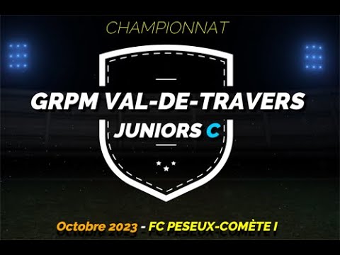 Juniors C : FC Peseux-Comète I vs Val-de-Travers I