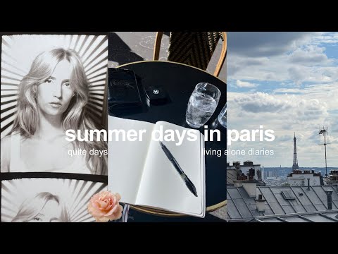 living alone in paris | sunny days, thrifting and self reflection VLOG