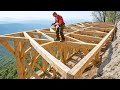 Man Builds Dream Mountain House On Impossible Terrain Start To Finish By MrWildNature