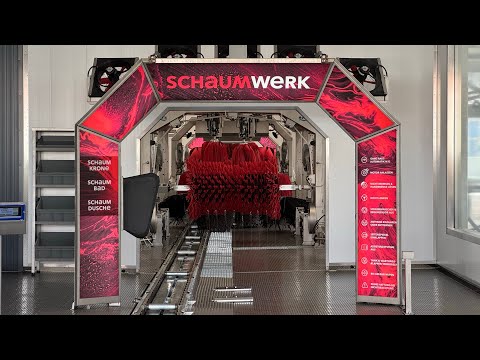 BRANDNEW | Holz Express-Waschstraße | SCHAUMWERK Bad Oeynhausen