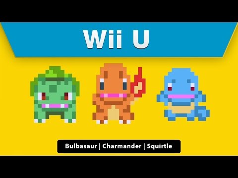 Super Mario Maker – Bulbasaur, Charmander, & Squirtle