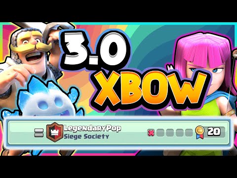 20 WINS With 3.0 Xbow Cycle! — Clash Royale Royal Tournament