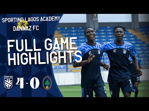 Sporting Lagos Football Academy 4 - 0 Dannaz FC | Lucky, Linus and Fuad get us going in the TCC!