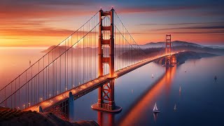 Driving across the Golden Gate Bridge to the best viewpoints