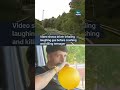 Video shows driver inhaling laughing gas before crashing and killing teenager #uk #crime #crash