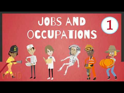 Jobs and Occupations for Kids | Jobs Vocabulary