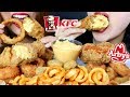ASMR CHEESY FRIED FOOD FEAST KFC FRIED CHICKEN ARBY S TURNOVERS 리얼사운드 먹방 Kim Liz ASMR