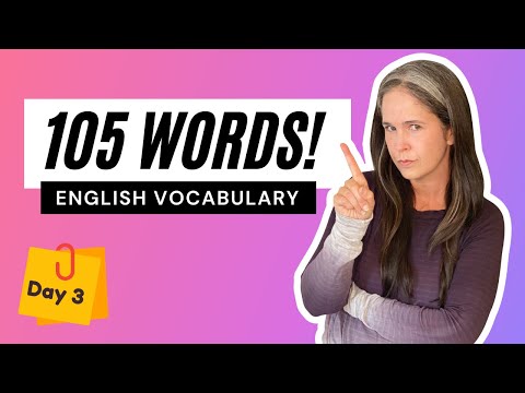 LEARN 105 ENGLISH VOCABULARY WORDS | DAY 3 (LEARN 105 ENGLISH VOCABULARY WORDS | DAY 3)