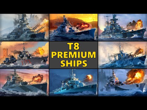 Armory Ships - Summary of Each Ship at T8