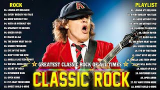 ACDC, Queen, Bon Jovi, Guns N Roses, Aerosmith, Nivrana - Best Of Classic Rock Songs Of 70s 80s 90s