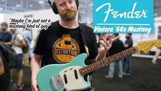 Video thumbnail for Fender Vintera '60s Mustang - MIM gone vintage style - SNAMM 2019 by 60 Cycle Hum