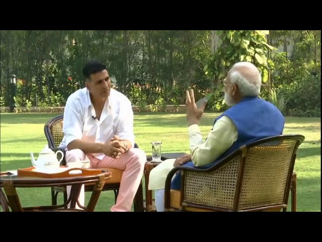 WATCH : PM Modi in conversation with Akshay Kumar
