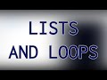 lists and loops