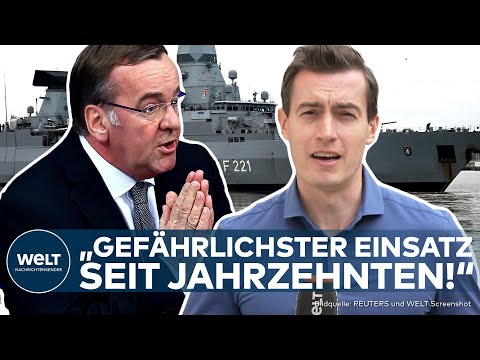 DEUTSCHLAND: "Angriff mit scharfen Waffen!" Fregatte Hessen schießt Huthi-Drohnen ab! Was wir wissen