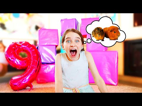 SHE FINALLY GOT THIS AMAZING PRESENT!  Naz 9th Birthday w/Norris Nuts Video
