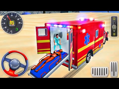 NY Ambulance Driver Rescue Simulator - Summer Emergency Coast Guard Beach - Android GamePlay
