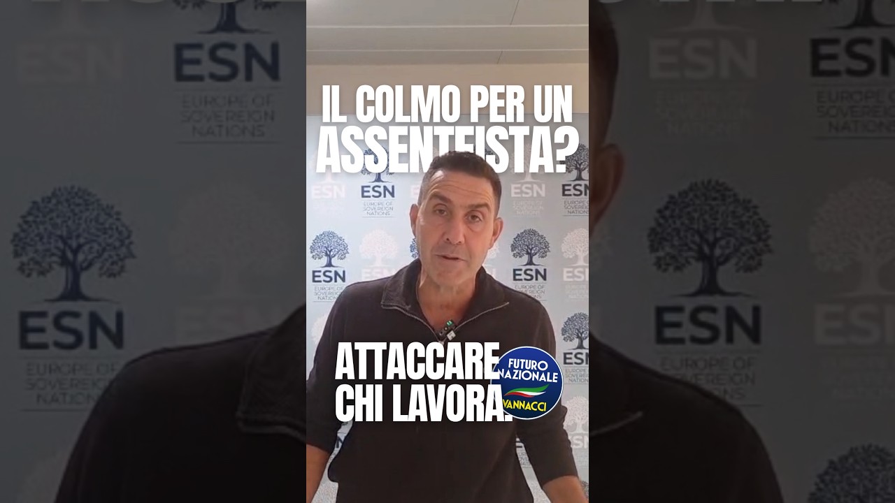 VANNACCI: "IL GIORNALE CI ATTACCA, PARLANO PROPRIO LORO?"