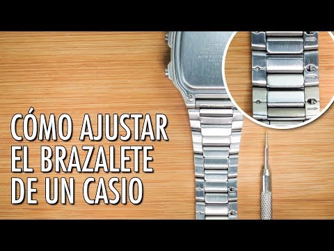 How to Adjust the Bracelet / Pulse of a Casio Watch