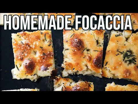 How To Make Focaccia with Rosemary and Olive Oil