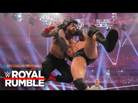 Randy Orton RKOs EVERYBODY including Roman Reigns: 2024 Royal Rumble highlights
