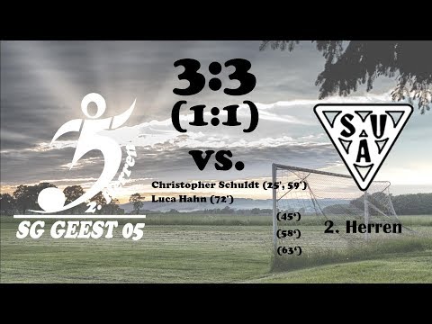 Highlights SG Geest 05 II vs. SV Alemannia Wilster II - 3:3 (1:1) - 16.09.2018