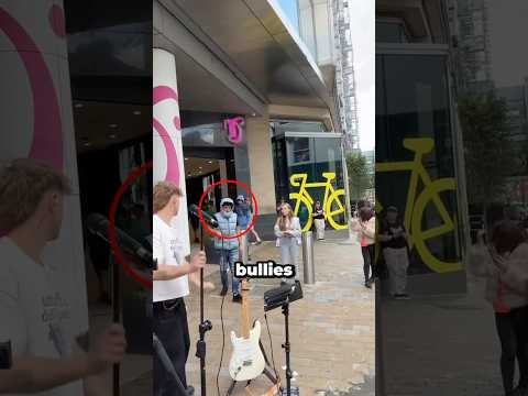 Street singer teaches bullies a lesson