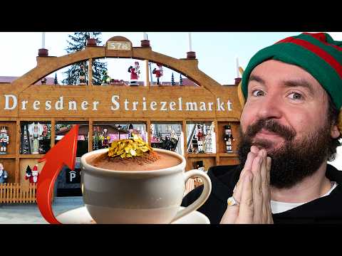ALLES ESSEN auf dem ÄLTESTEN WEIHNACHTSMARKT DEUTSCHLANDS dem STRIEZELMARKT in DRESDEN