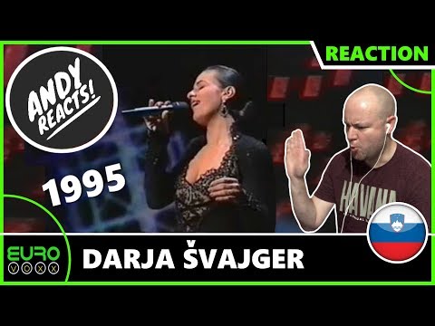 ANDY REACTS! Darja Švajger - Prisluhni Mi (Slovenia 1995) EUROVISION REACTION!
