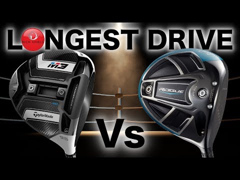 LONGEST DRIVE COMP! TAYLORMADE M3 Vs ROGUE SUB ZERO DRIVER